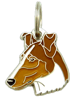 Collie pêlo curto marta <br> (placa de identificação para cães, Gravado incluído)